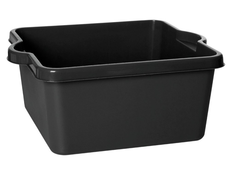plast team Bassine ATLANTA, rectangulaire, 10 L, noir