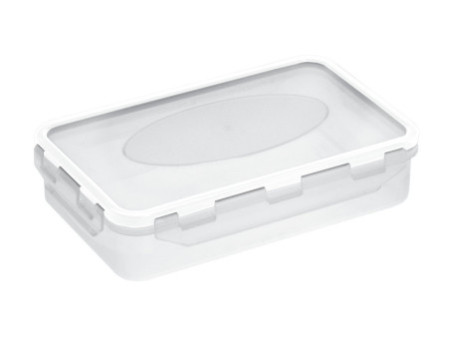 Plast team Boîte de conservation Airtight, 0,9 litre, blanc