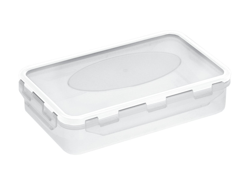 Plast team Boîte de conservation Airtight, 0,9 litre, blanc