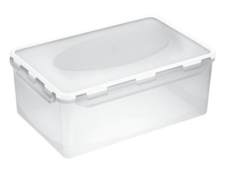 Plast team Boîte de conservation Airtight, 5,0 litres, blanc