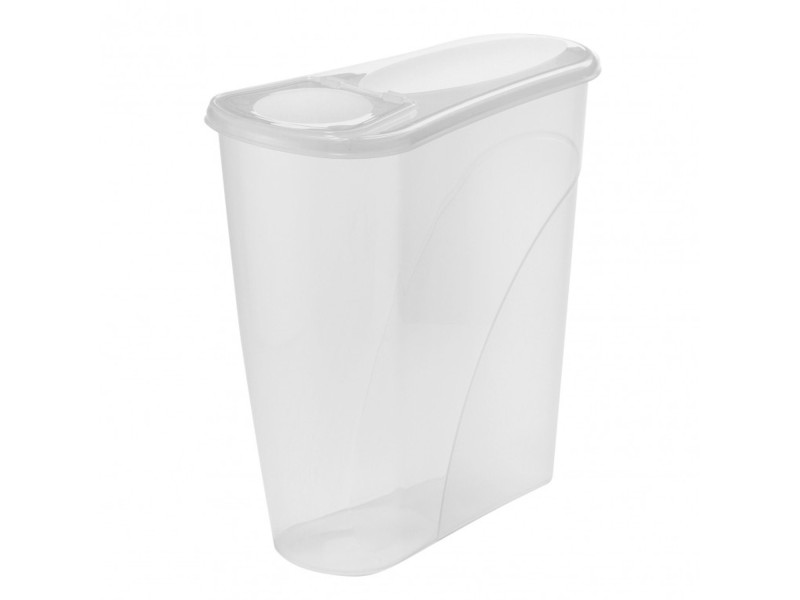 plast team Boîte à céréales Margerit, 2,6 litres, blanc