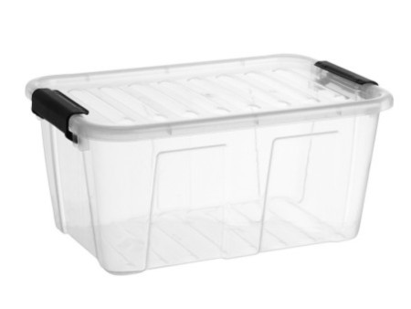 plast team Boîte de rangement HOME BOX, 8 L, transparent
