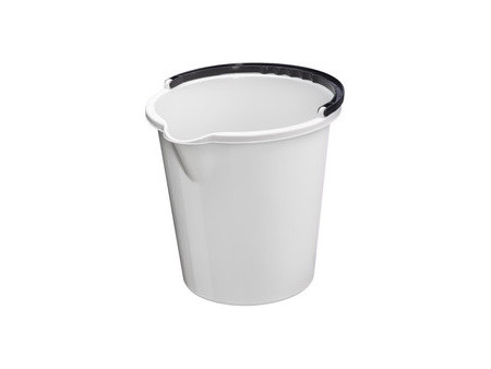 plast team Seau 'VANCOUVER', rond, 10 litres, noir