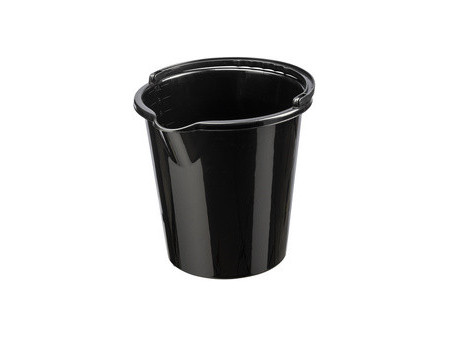 plast team Seau 'VANCOUVER', rond, 10 litres, noir