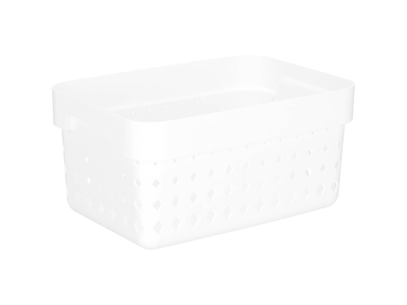 NHG Bac de rangement SEOUL BASKET S, PP, blanc