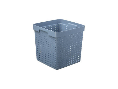 NHG Bac de rangement SEOUL BASKET XL, PP, gris