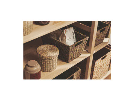 NHG Panier de rangement DAISY S, avec couvercle, rond