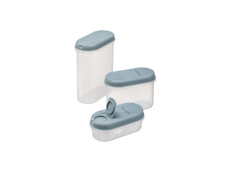 plast team Boîte de conservation Margerit, set de 3, vert