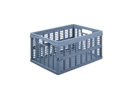 NHG Caisse de rangement pliante, PP, 32,5 litres, beige