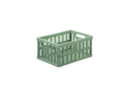NHG Caisse de rangement pliante, PP, 3,5 litres, beige