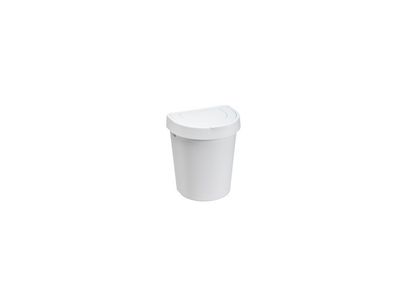 plast team Poubelle SEATTLE, 10 litres, blanc