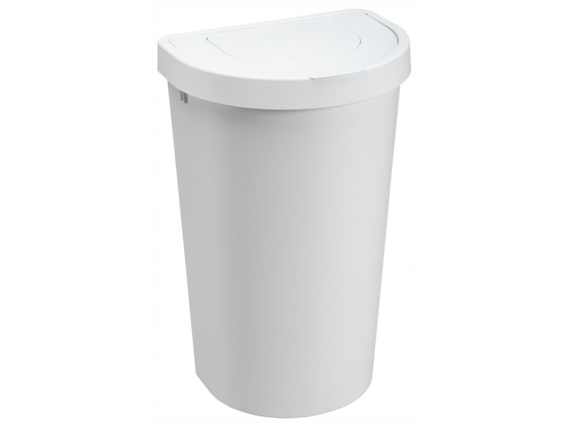plast team Poubelle SEATTLE, 45 litres, blanc