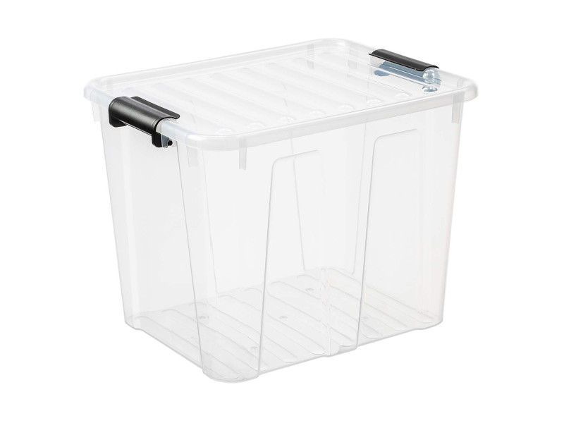 plast team Boîte de rangement HOME BOX, 40 L, gris
