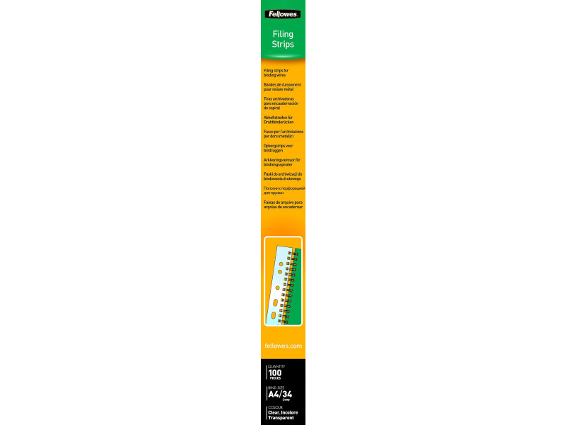 Fellowes bandes de classement pour reliure en métal,