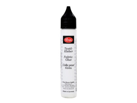 ViVA DECOR Colle pour tissu, transparent, 28 ml