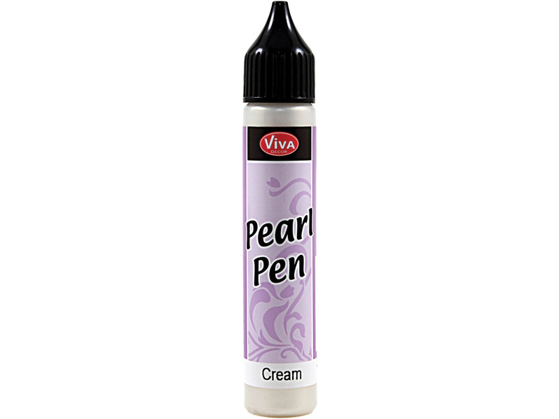 ViVA DECOR Stylo à perles, 28 ml, crème