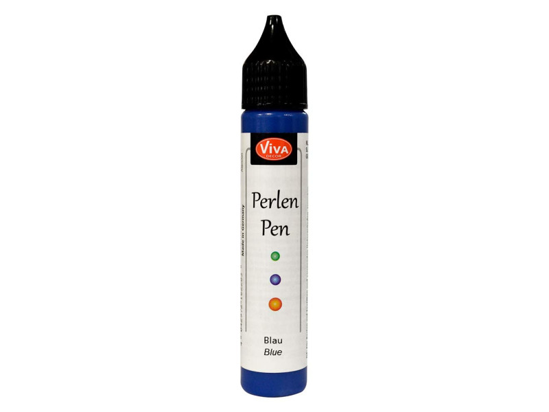 ViVA DECOR Stylo à perles, 28 ml, bleu