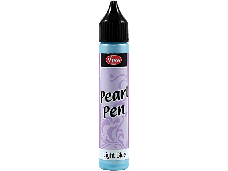 ViVA DECOR Stylo à perles, 28 ml, bleu pastel