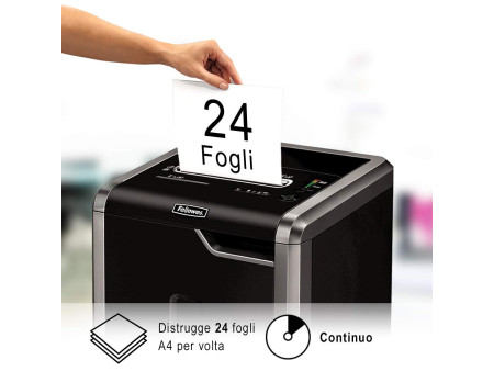 Fellowes Destructeur de docu. Powershred 225I, bandes 5,8 mm
