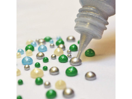 ViVA DECOR Stylo à perles, 28 ml, argent