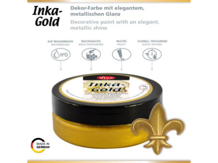 ViVA DECOR Cire Inka-Gold, 62,5 g, vieil or