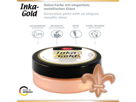 ViVA DECOR Cire Inka-Gold, 62,5 g, abricot