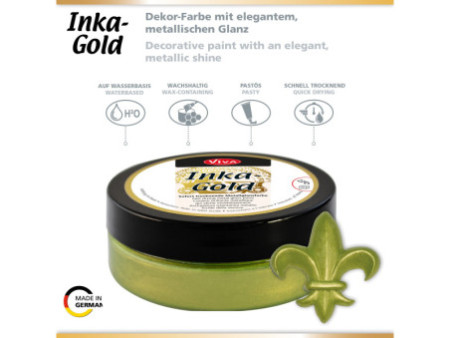 ViVA DECOR Cire Inka-Gold, 62,5 g, vert menthe