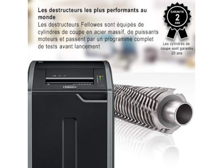 Fellowes destructeur de documents Powershred 425i, bandes,