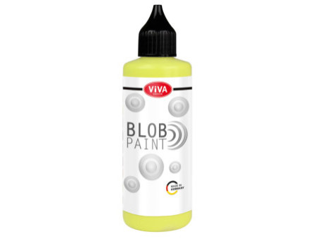 ViVA DECOR Blob Paint, 90 ml, jaune fluo