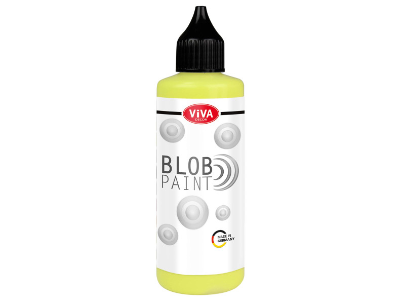 ViVA DECOR Blob Paint, 90 ml, jaune fluo