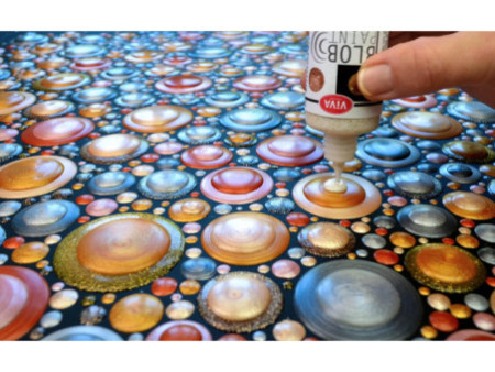 ViVA DECOR Blob Paint, 90 ml, champagne métallisé