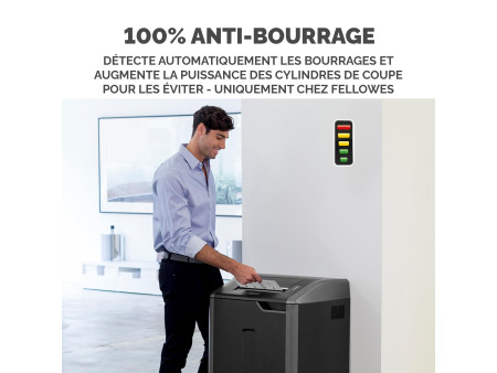 Fellowes Destructeur de doc. Powershred 425Ci, part. suisse
