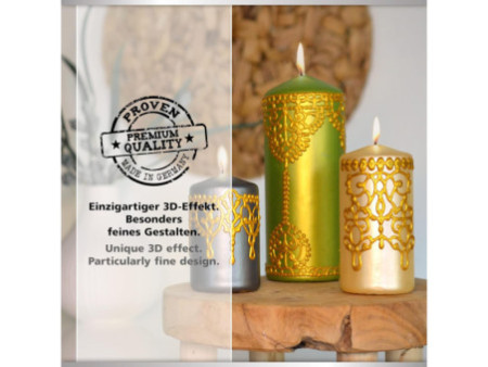 ViVA DECOR Candle Wachs Pen, 28 ml, champagne