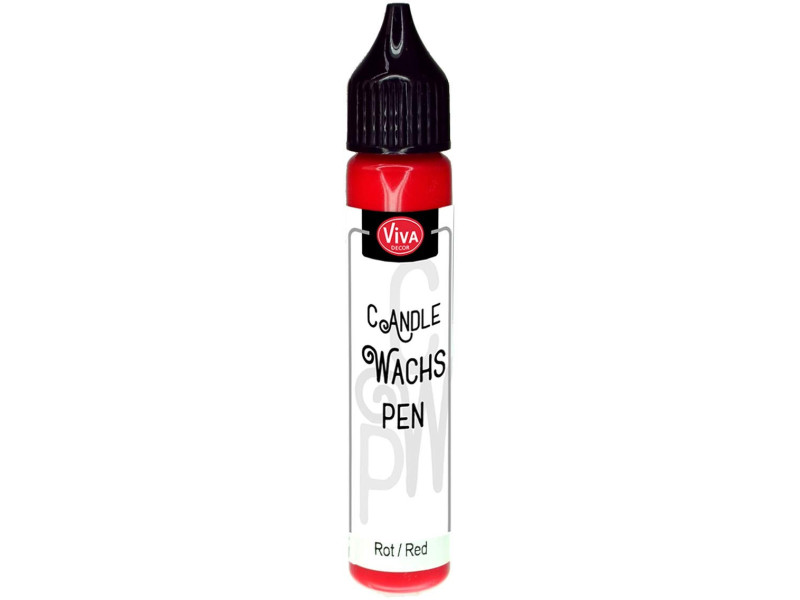 ViVA DECOR Candle Wachs Pen, 28 ml, rouge