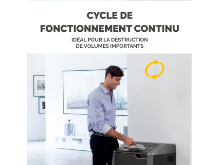 Fellowes Destructeur de doc. Powershred 425Ci, part. suisse