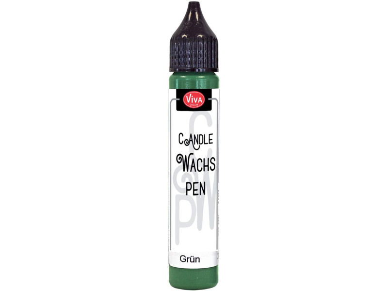 ViVA DECOR Candle Wachs Pen, 28 ml, vert