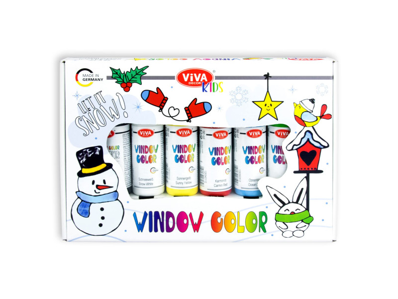 ViVA DECOR Kit Window Color Viva KIDS 'Let it snow'
