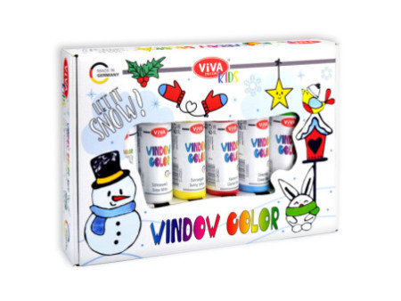 ViVA DECOR Kit Window Color Viva KIDS 'Let it snow'