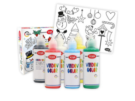 ViVA DECOR Kit Window Color Viva KIDS 'Let it snow'