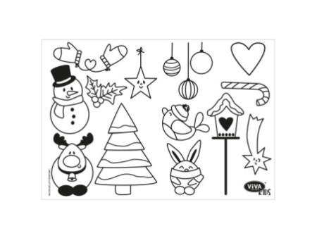 ViVA DECOR Kit Window Color Viva KIDS 'Let it snow'