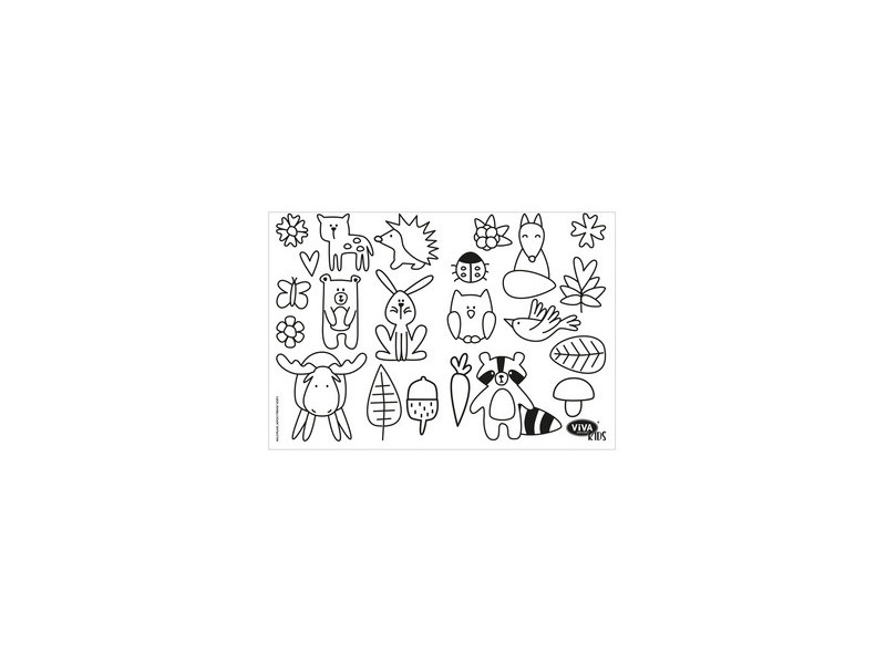 ViVA DECOR Kit Window Color Viva KIDS 'Nordic Friends'
