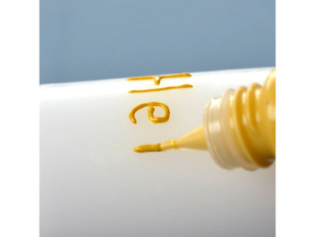 ViVA DECOR Candle Wachs Pen, 28 ml, set de 4, argent/or