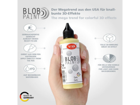 ViVA DECOR Peinture Blob Paint 'Modern Pastel', 6 pièces