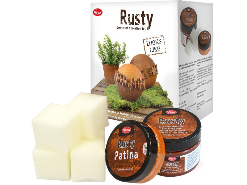 ViVA DECOR Kit créatif 'Décoration tendance 'Rusty & Patina'