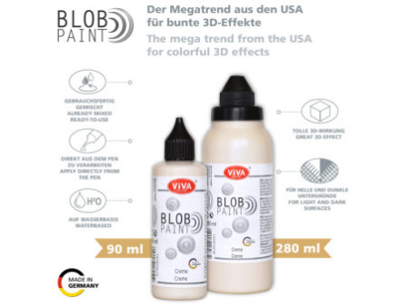 ViVA DECOR Peinture Blob Paint 90 ml, taupe
