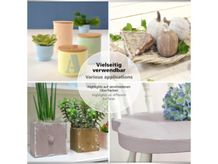 ViVA DECOR Set de couleurs craie 'Chalky pastell', 5 pièces