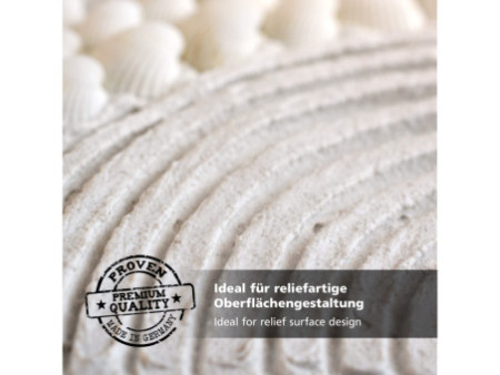 ViVA DECOR Pâte structurée grossière, blanc, 1.200 g