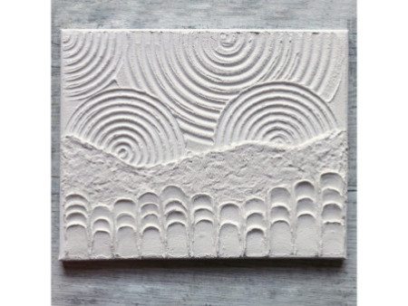 ViVA DECOR Pâte structurée grossière, blanc, 1.200 g