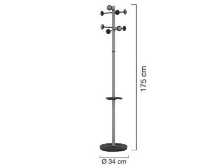 UNiLUX Portemanteau sur pied 'ACCUEIL', hauteur: 1.750 mm
