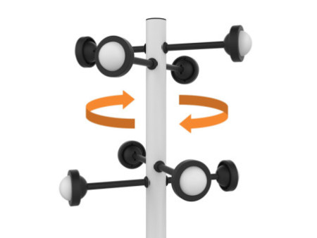 UNiLUX Portemanteau sur pied 'ACCUEIL', hauteur: 1.750 mm
